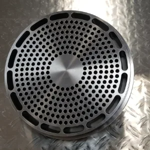 Ventilsitz eines Rückschlagventil-Einsatzes mit Lochbild